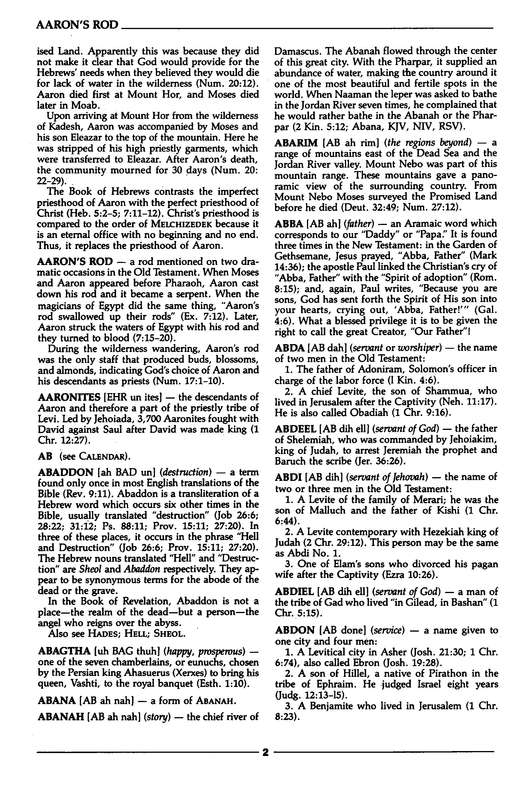 Nelson's Illustrated Dictionary of the Bible