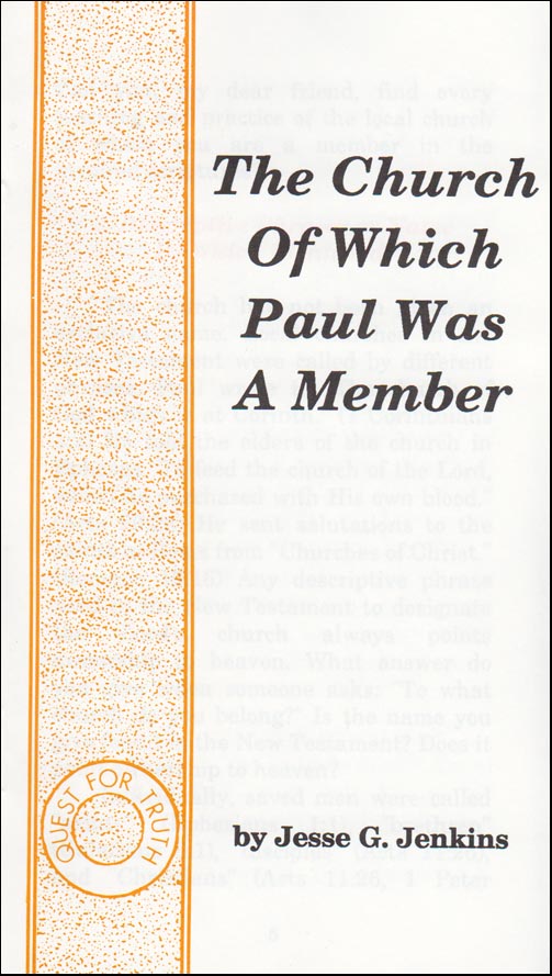 Church of Which Paul Was A Member