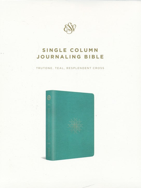 ESV Single Column Journaling Bible Teal TruTone *