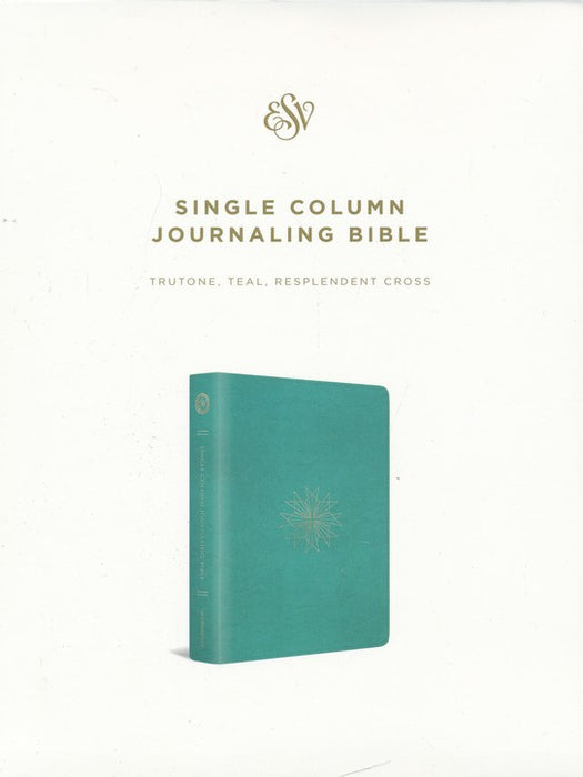 ESV Single Column Journaling Bible Teal TruTone