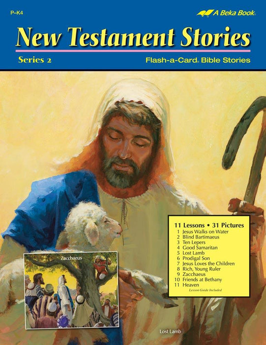 New Testament Story Series 2 Abeka Flash-A-Card Bible Stories - Book Format (small)