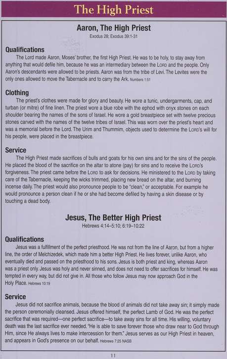 Tabernacle Pamphlet