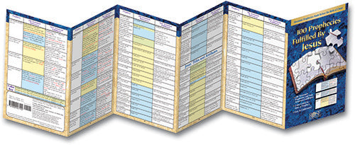 100 Prophecies Fulfilled By Jesus pamphlet