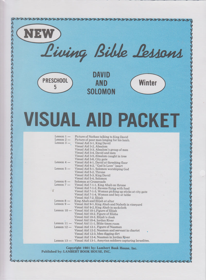 PRESCHOOL 5-2 VIS - David and Solomon