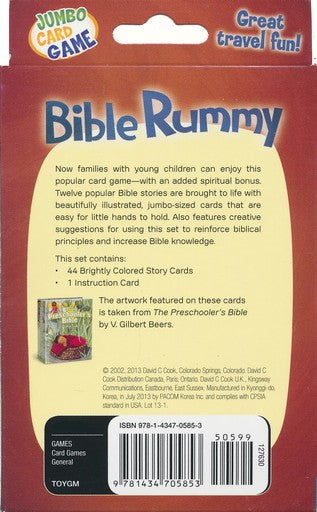 Bible Rummy Jumbo Card Game