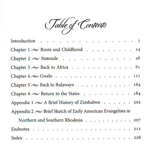 Table of Contents