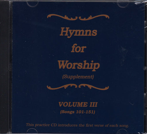 Hymns for Worship Supplement Practice CD #3