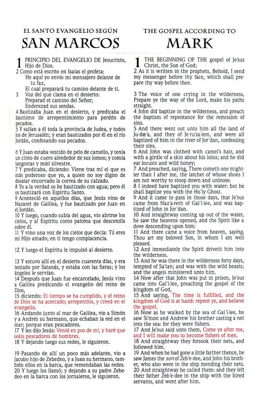 RVR 1960/KJV Biblia Bilingue Negro Indice (Bible RVR 1960/KJV Bilingual Bible)