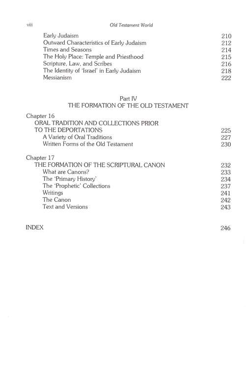 The Old Testament World