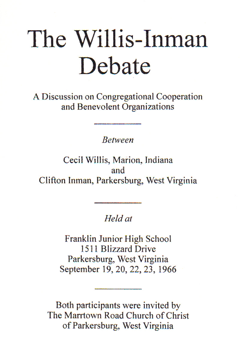 Willis-Inman Title Page