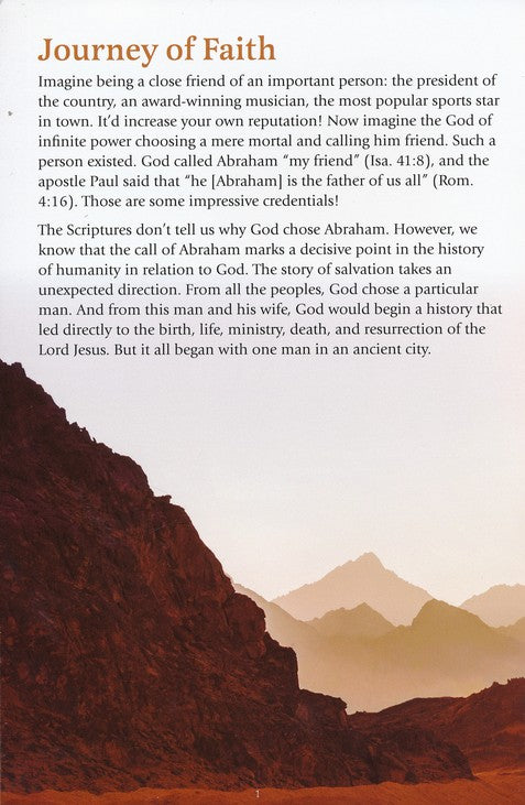 Abraham: A Journey of Faith Pamphlet