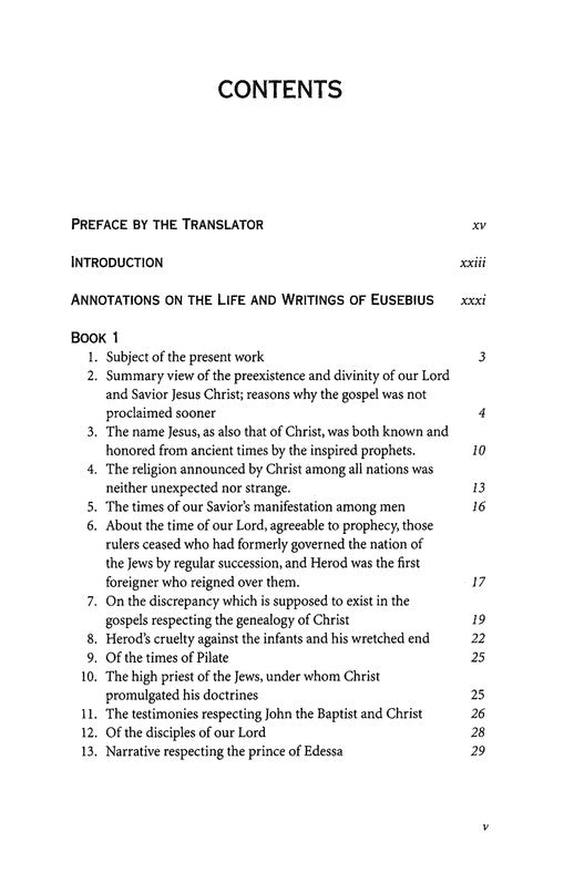 Eusebius' Ecclesiastical History *