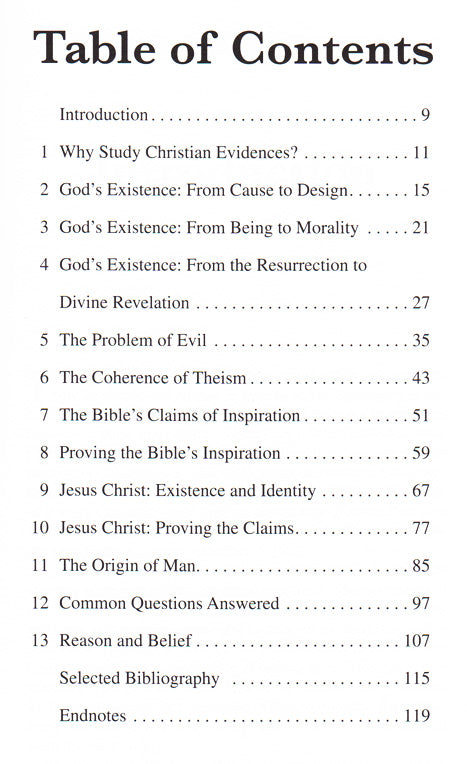 Table of Contents