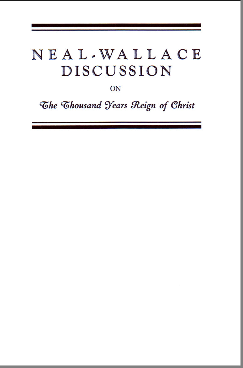 Neal-Wallace Discussion