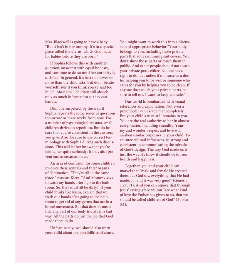 Why Boys and Girls are Different: For Girls Ages 3-5 - Learning About Sex Series