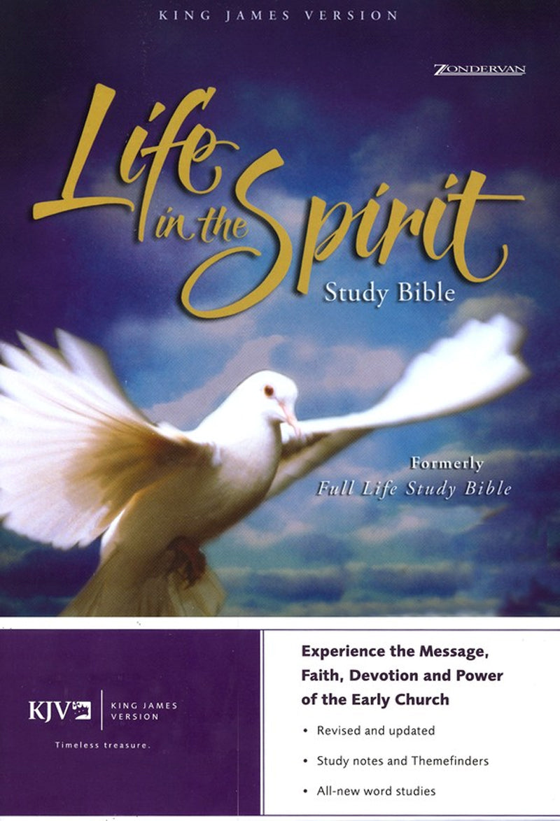 KJV Life in the Spirit Study Bible Black Bonded Leather