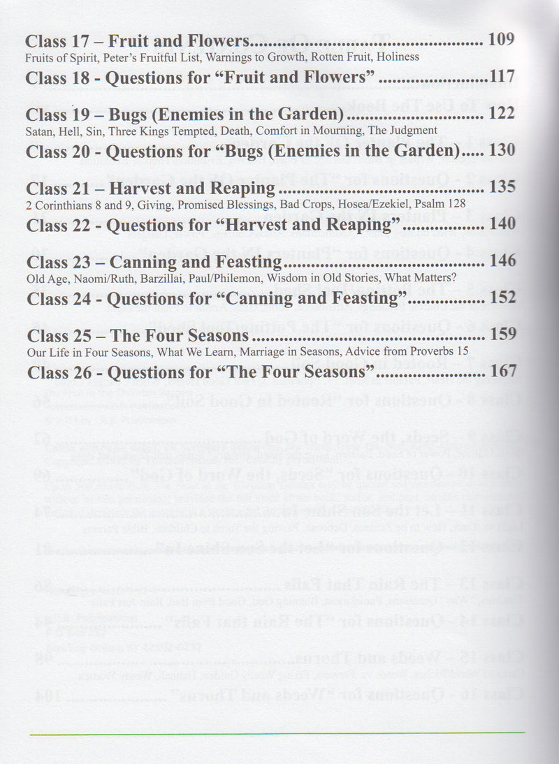 The Fruit in the Christian Garden