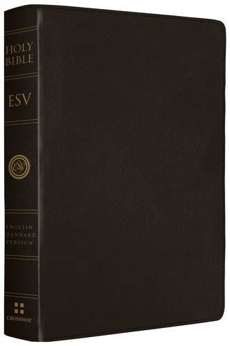 ESV Verse-by-Verse Reference Bible - Black Top Grain Leather