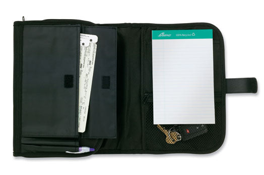 Tri-Fold Organizer Bible Cover - Black XXL