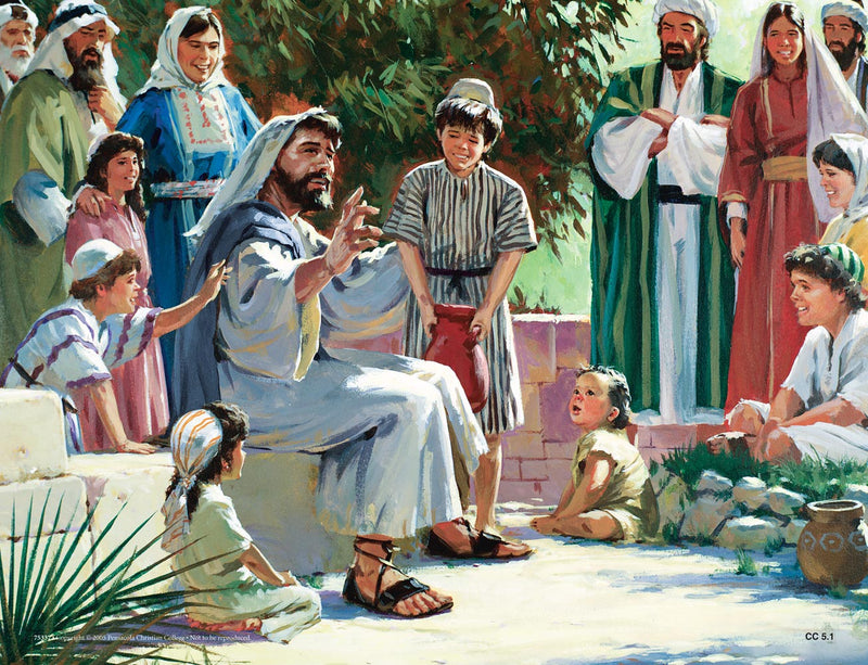 Jesus Heals and Helps (Life of Christ Series 3) - Abeka Flash-A-Card