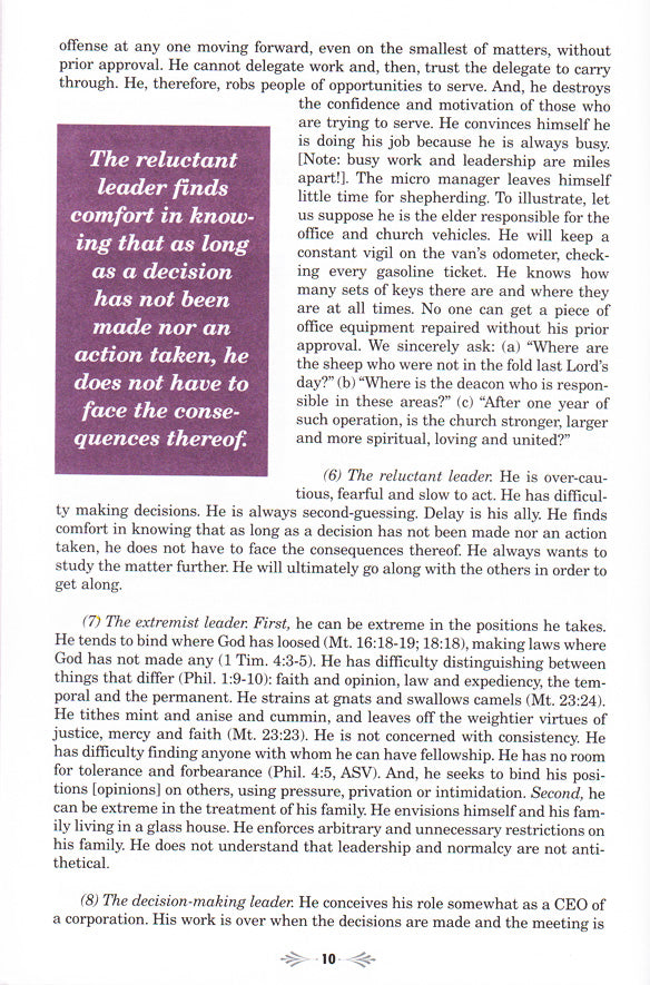 Leadership Lesson 1-10