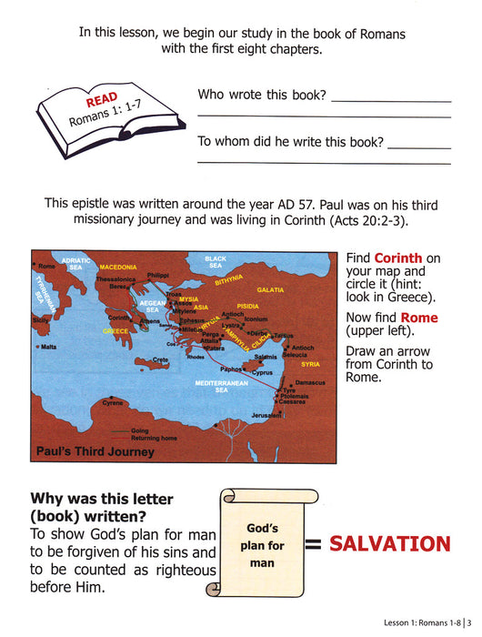 Exploring the Epistles Part 1 (Primary 3:3) Student