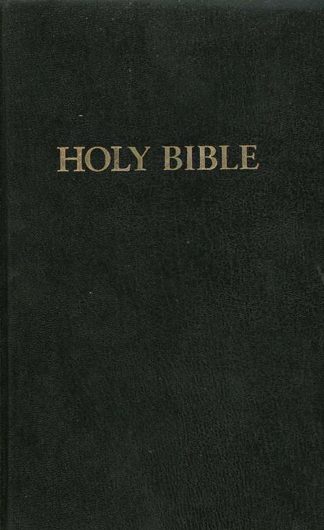 KJV Pew Bible Black Hardcover (black letter)