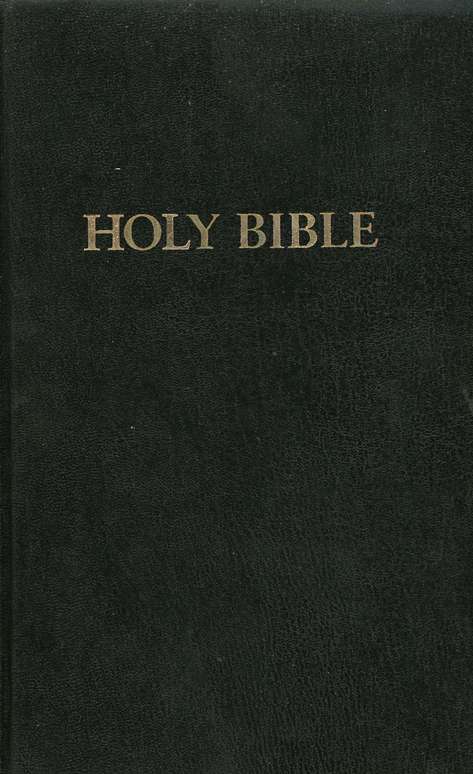 KJV Pew Bible Black Hardcover (black letter) — One Stone Biblical Resources