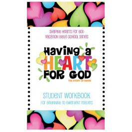 Having A Heart for God - Student Workbook, Beginning/Emergent Readers