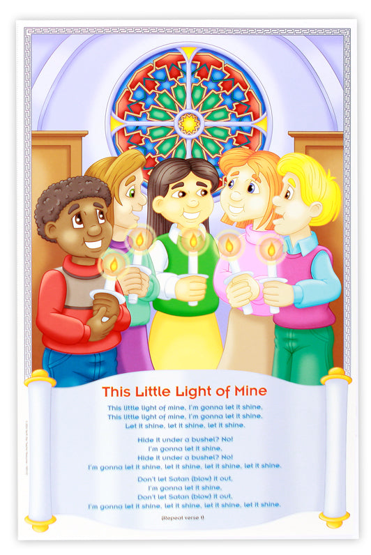 Children's Bible Songs Bulletin Board