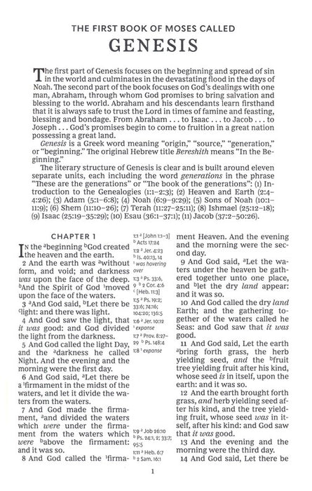 KJV Giant Print Reference Bible Black Bonded