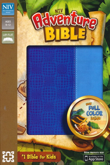 NIV Adventure Bible - Electric Blue/Ocean Blue DuoTone
