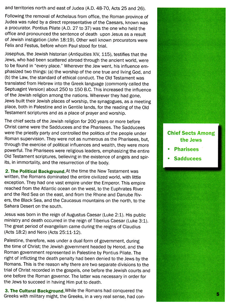 New Testament Survey, Part 1 (Word in the Heart, 12:1)