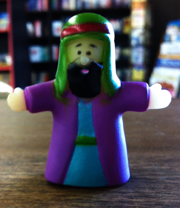 Finger Puppet - Man (purple)