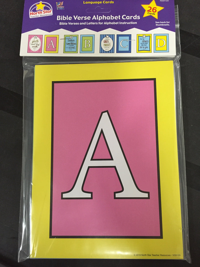 Bible Verse Alphabet Cards