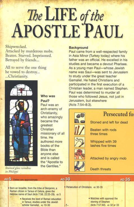 Life of the Apostle Paul Pamphlet