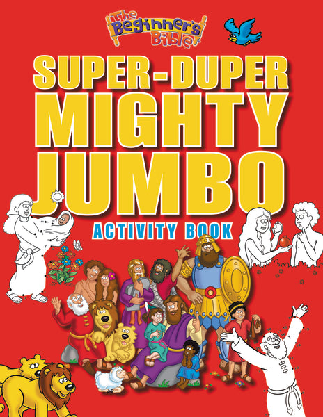 The Beginner's Bible Super-Duper Mighty Jumbo Activity Book (top)