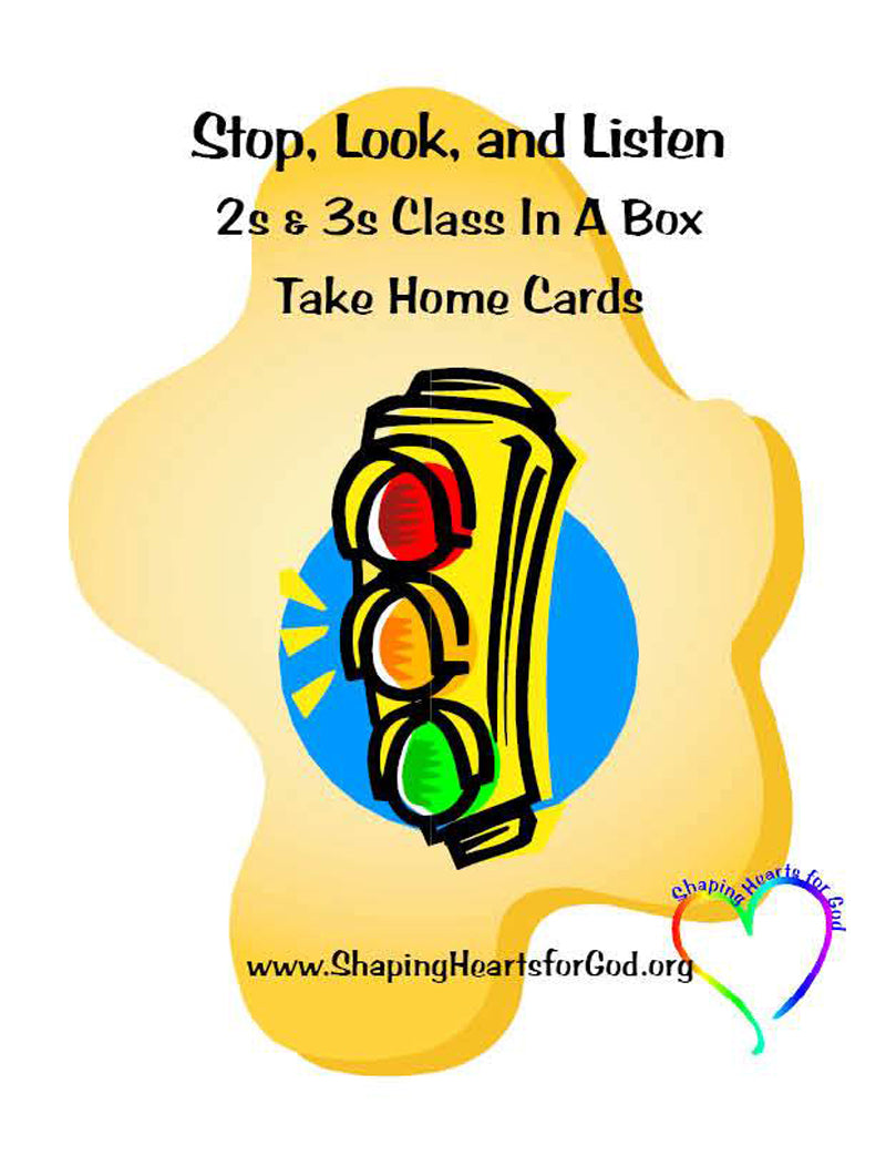 Stop, Look, & Listen Take Home Cards