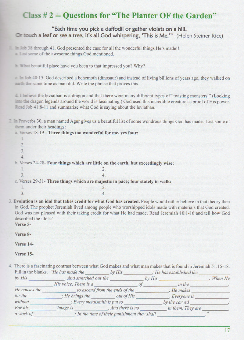 The Fruit in the Christian Garden