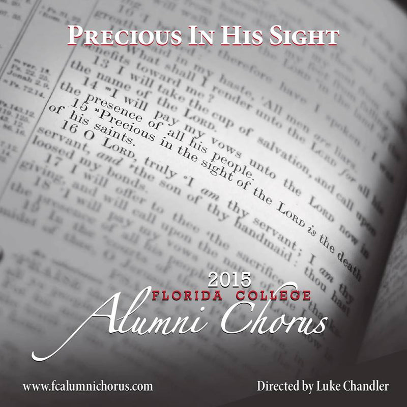 FC Alumni Chorus - Precious in His Sight - 2015 CD