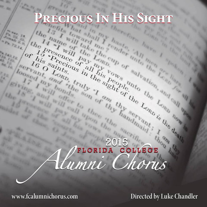 FC Alumni Chorus - Precious in His Sight - 2015 CD