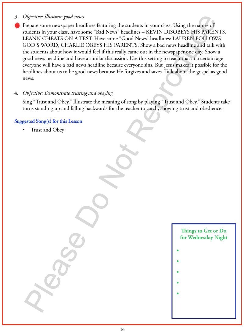 Lesson One Sample page 3