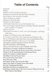 Table of Contents