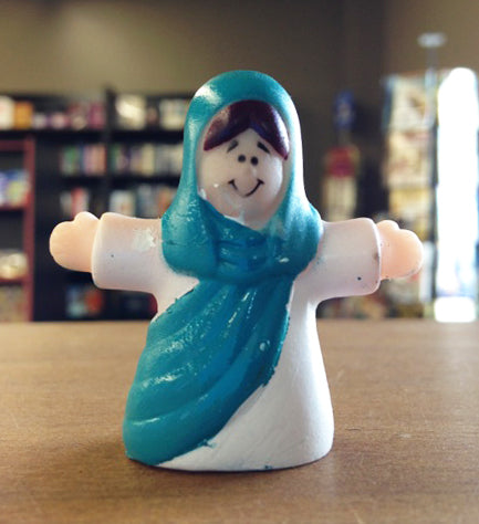 Finger Puppet - Woman (White)