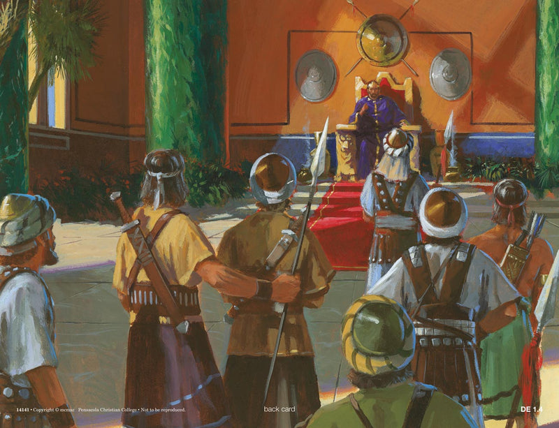 David the King (David 3) - Abeka Flash-A-Card (top, no date)