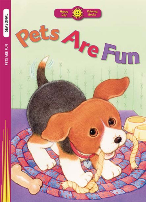 Pets Are Fun Coloring Book