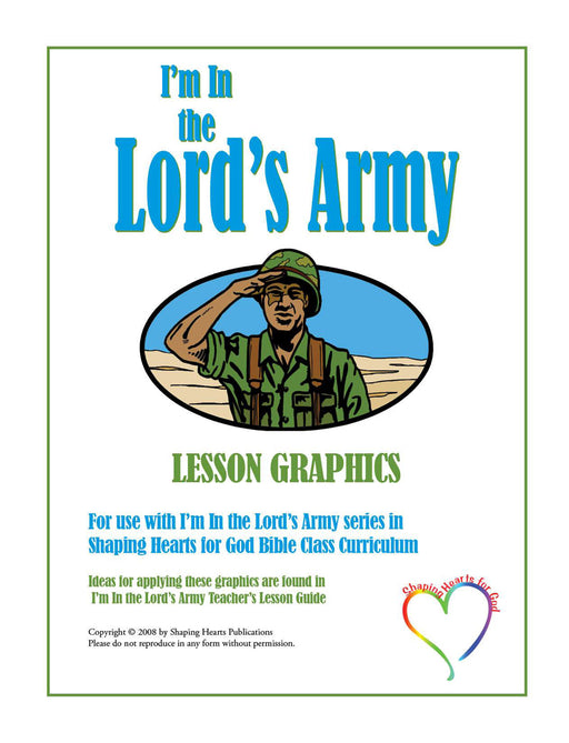 I'm In the Lord's Army Lesson Graphics