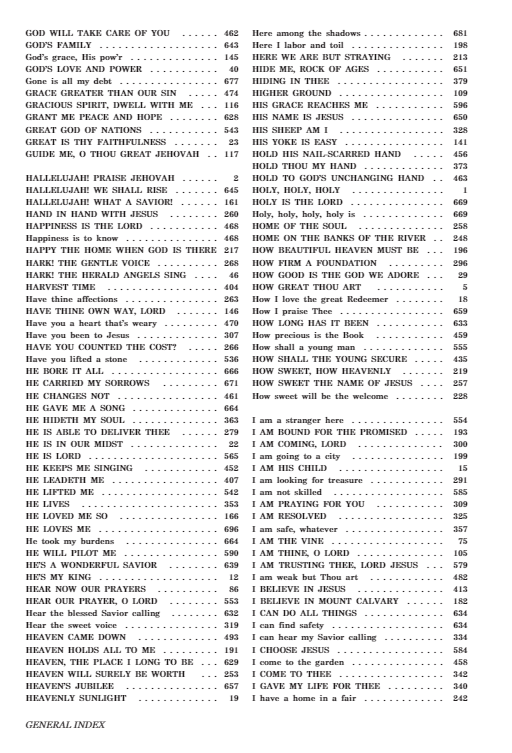 Hymns for Worship Hymnal - Blue Hardback