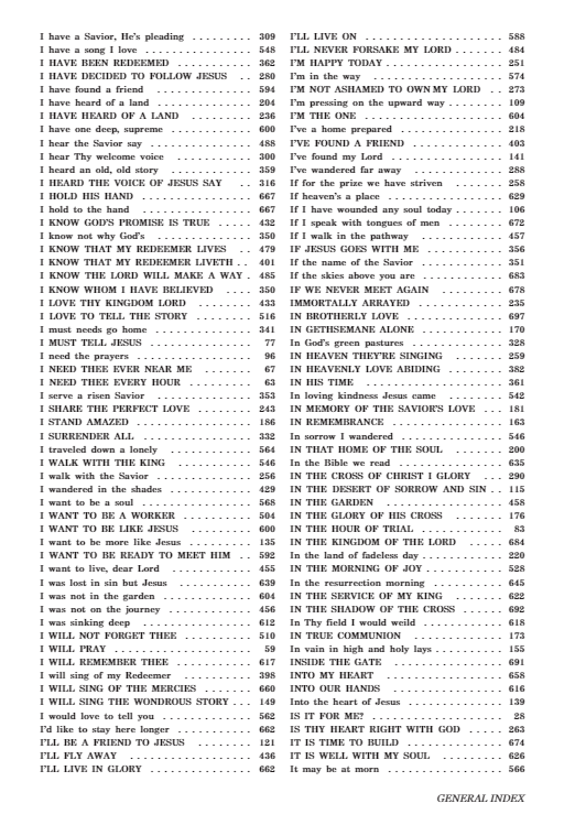 Hymns for Worship Hymnal - Blue Hardback