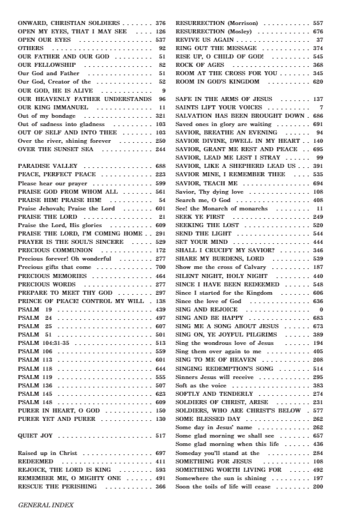 Hymns for Worship Hymnal - Blue Hardback